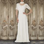 Ivory Georgette Evening Gown, thumbnail 2 of 2