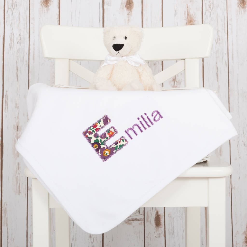 Personalised Baby Gift Set With Liberty Of London By Betty Bramble