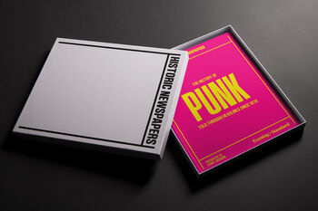 History Of Punk Music Personalised Gift Deluxe History Book Music Fan Gift, 3 of 10