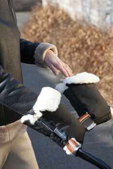 Sheepskin Pram Hand Mittens, 8 of 8