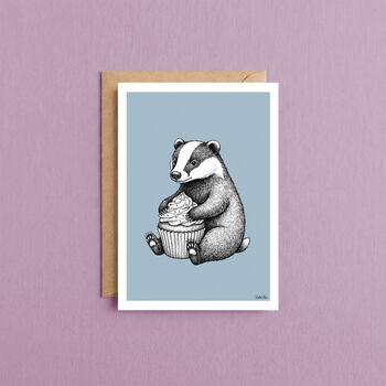 Badger Birthday Card, 2 of 6