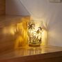Tropical Jungle LED Glass Cordless Table Lamp, thumbnail 7 of 8