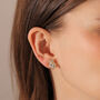 Cushioned Heart Clip On Earrings, thumbnail 1 of 4