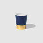 Navy And Gold Dip Party Cups X 10, thumbnail 1 of 3