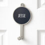 Personalised Coat Hooks With Leather Insert, thumbnail 4 of 9