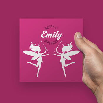 Personalised Birthday Fairy Princess Wrapping Paper, 3 of 3