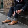Lux Taylor Grey Luxury Crew And Trainer Men’s Socks, thumbnail 6 of 7
