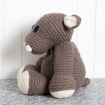 Giant Annie The Hippo Knitting Kit, 2 of 11