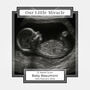 Our Little Miracle Baby Scan Personalised Rock Photo Slate, thumbnail 3 of 6