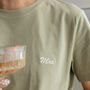 Personalised Embroidered Mrs Script T Shirt, thumbnail 8 of 10