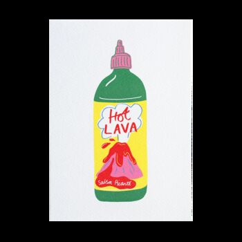 Hot Sauces Art Print Series, 4 of 4