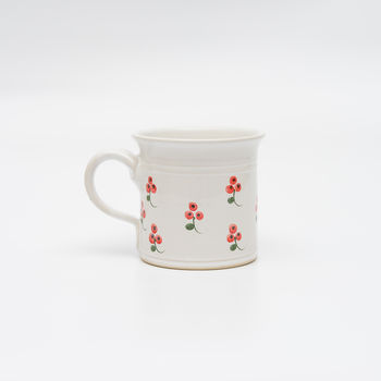 Handmade Cranberry Tea Cup, 2 of 3