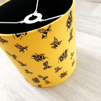 Mix And Match Bee Drum Lampshade, 6 of 8