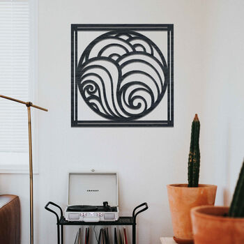 Abstract Elegance: Wooden Wall Art For Home Or Office, 4 of 12