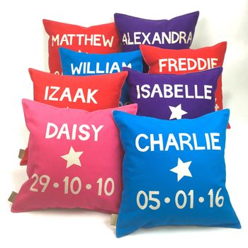 Personalised Name Cushion, 5 of 9