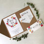 Pocketfold Wedding Invitation, thumbnail 1 of 11