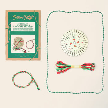 Make Your Own Watermelon Kumihimo Bracelet, 4 of 6
