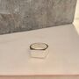 Sterling Silver Rectangular Men's Signet Ring, thumbnail 3 of 5