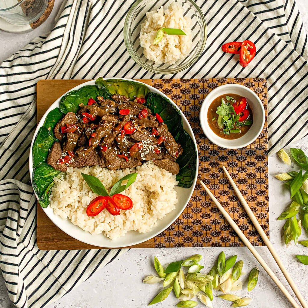 Lotus Rectangle Wood Placemats With Wood Coasters By NIHAL SHAH