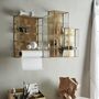 Golden Shelved Wall Cabinet In A Choice Of Sizes, thumbnail 1 of 3