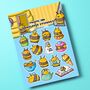 Bee Sticker Sheet | Cute Stickers, thumbnail 2 of 5