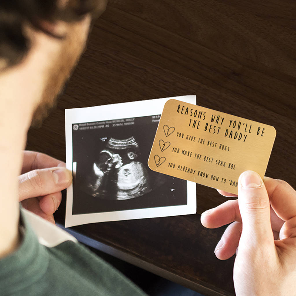 Dad To Be Personalised Reasons Why Wallet Card By Ellie Ellie
