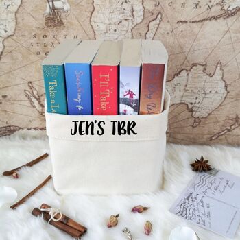 Personalised Book Basket For Paperbacks, 3 of 3