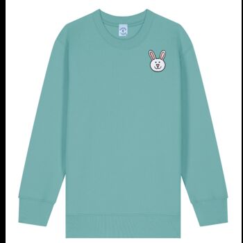 Childrens Organic Cotton Bunny Sweatshirt, 6 of 12