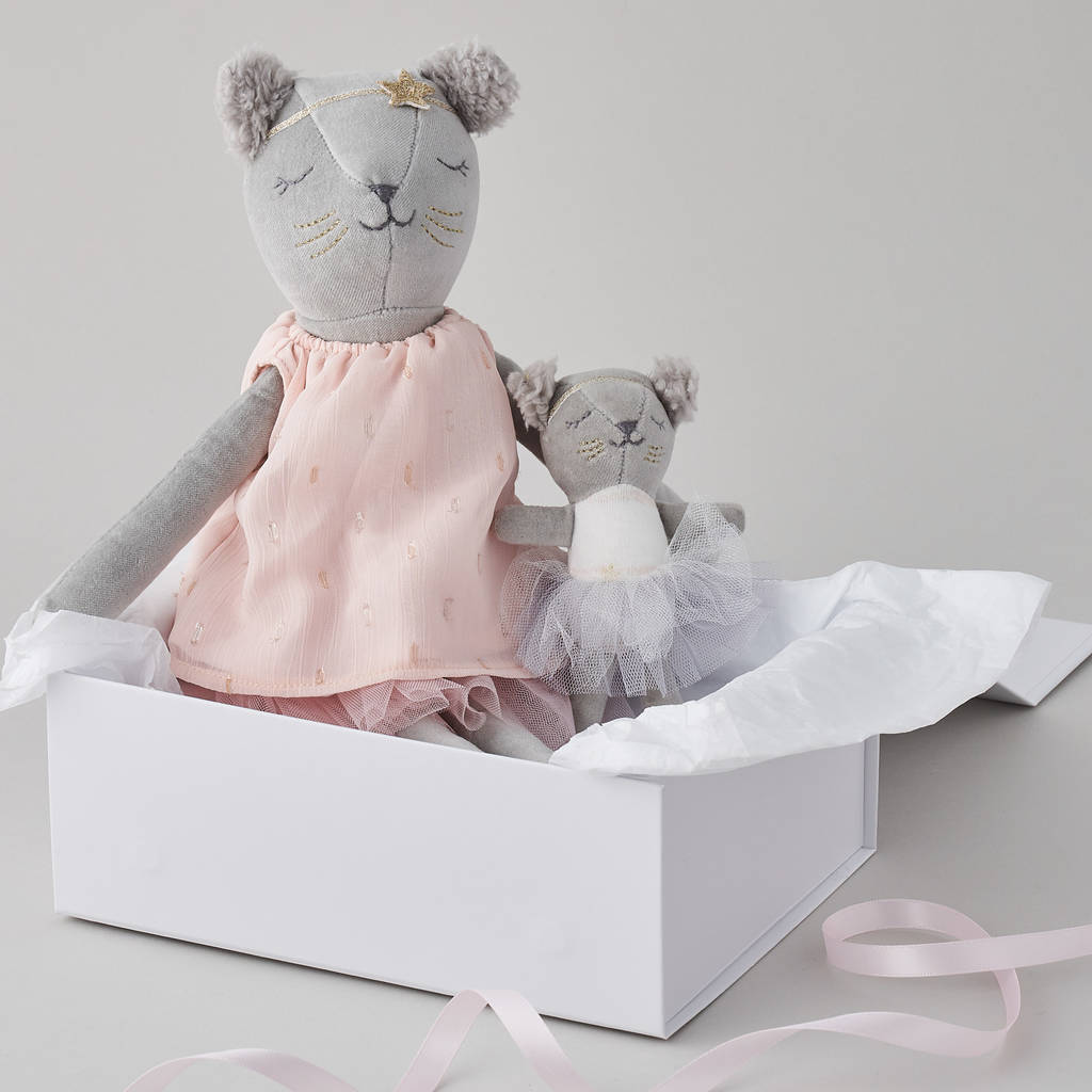 velvet cat gift set by albetta