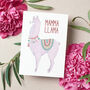 Mamma Llama Mother's Day Card, thumbnail 1 of 2