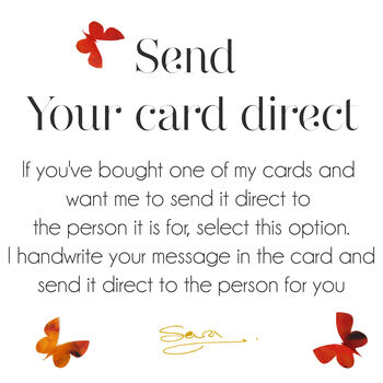 Cat Thinking Of You Butterfly Card, 3 of 11