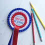 First Day Of School Rosette With Personalised Name, thumbnail 2 of 2