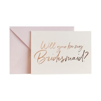 Will You Be My Bridesmaid Proposal Cards Five Pack, 2 of 3