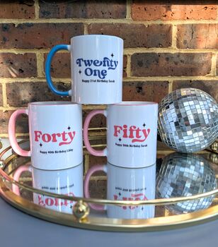 Age Mug 30th Birthday, Groovy 70's Style, Her Or Him, 3 of 3