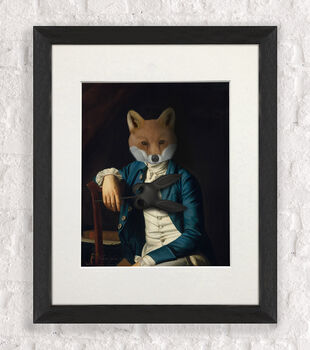 The Masked Fox Limited Edition Fine Art Print, 6 of 9