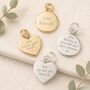 Personalised Bag Disc Charm, thumbnail 1 of 7