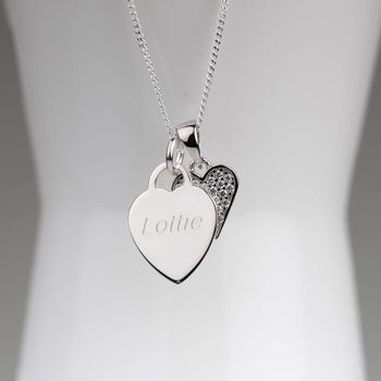 Personalised Children's Silver Heart Necklace, 3 of 6