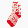 Women's Bamboo Socks Cream, Western Cowgirl, thumbnail 1 of 4