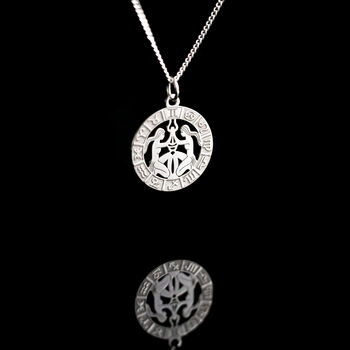 Zodiac Sign Necklace In Sterling Silver, Birthday Gift Idea For Her, 2 of 10