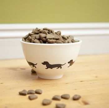 Deep Footed Bowl With Dog Designs, 8 of 8