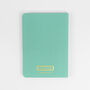 Watermelon Lolly Hardback Notebook In Mint Green Fabric, thumbnail 8 of 8