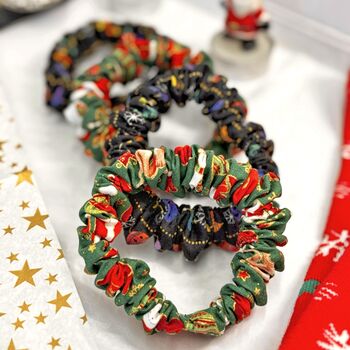 Set Of Three Christmas Scrunchie Set, 4 of 8