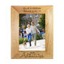 Personalised Our Adventures Wooden Photo Frame, thumbnail 4 of 4