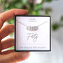 40th Birthday Gift, Four Rings Necklace, thumbnail 1 of 7