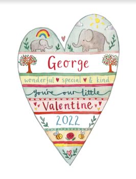 Personalised Our Little Valentine Card, 5 of 7