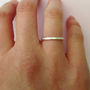 Sterling Silver Texture Ring, thumbnail 7 of 8