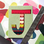 Mini J Alphabet Card, thumbnail 1 of 5