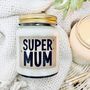 Super Mum Candle Gift For A Brilliant Mum, thumbnail 1 of 7