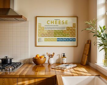 Elements Of Cheese Periodic Table Art Print, 5 of 6