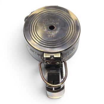 Personalised Gunmetal British Army Prismatic Marching Compass, 6 of 12